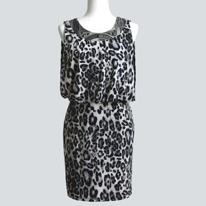 Dress Barn Animal Print Dress Size 4
